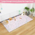 BeBeJoJo Washable Guinea Pig Cage Liners - 2 Pack