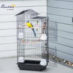 PawHut Multi-Door Bird Cage with Feeders & Perches
