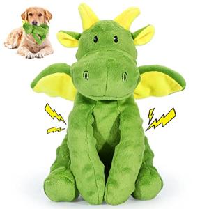 Squeaky Plush Dog Toy with Crinkle Paper