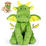Squeaky Plush Dog Toy with Crinkle Paper