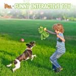 Squeaky Plush Dog Toy with Crinkle Paper