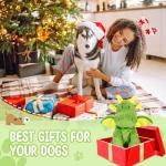 Squeaky Plush Dog Toy with Crinkle Paper