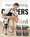 Rechargeable Low Noise Dog Clippers with Guide Combs