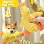 Speedy Panther Plush Duck Toy for Small Dogs