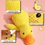 Speedy Panther Plush Duck Toy for Small Dogs