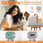 Dog Grooming Vacuum and Clippers Kit, Low Noise