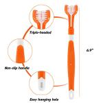 Dog Toothbrush Set with Finger Brushes, 2 Pack