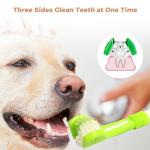 Dog Toothbrush Set with Finger Brushes, 2 Pack