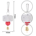 3-Piece Bird Chew Toy Set with Bell