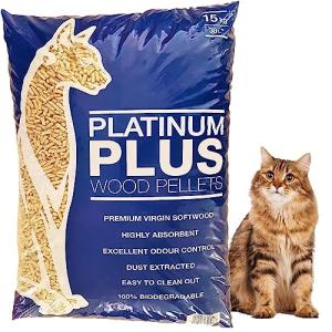 Platinum Plus Wood Pellet Cat Litter 30L