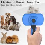 Self-Cleaning Slicker Brush for Dogs and Cats