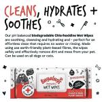 Biodegradable Dog and Cat Grooming Wipes - 80 Count
