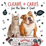 Biodegradable Dog and Cat Grooming Wipes - 80 Count