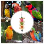 Colorful Foraging Toys for Parakeets and Cockatiels