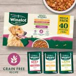 Winalot Mixed Jelly Dog Food, 40 Pack