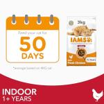 IAMS Indoor Cat Food with Chicken 3kg