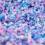 Uber Soft Confetti Pet Bed for Small Animals