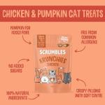 Scrumbles Chicken Krunchies Cat Treats, 60g