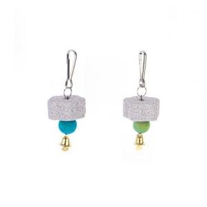 Bird Calcium Chew Toys with Bell for Parakeets