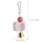 Bird Calcium Chew Toys with Bell for Parakeets