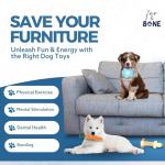 Indestructible Chew Toys for Small Dogs - 10-Pack