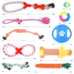 Indestructible Chew Toys for Small Dogs - 10-Pack