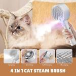 Spritz Defur Comb: 4-In-1 Grooming Brush for Pets