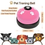 KEXIAVA Dog Doorbell Training Set - Pink