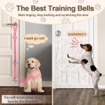 KEXIAVA Dog Doorbell Training Set - Pink