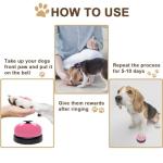 KEXIAVA Dog Doorbell Training Set - Pink