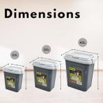 Airtight Pet Food Storage Container with Scoop