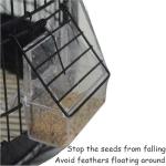 Stretchy Bird Cage Net Cover for Seed Catching
