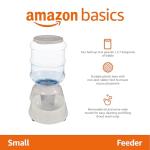 Small Grey Dog and Cat Food Feeder
