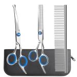 4-in-1 Dog Grooming Scissors Kit with Safety Tips
