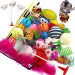 32-Pack Variety Cat Toy Set for Kittens