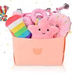 12-Pack Puppy Toy Set with Storage Box