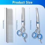4-in-1 Dog Grooming Scissors Kit with Safety Tips