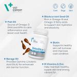 VetoSkin Omega-3 & Omega-6 Capsules for Pets
