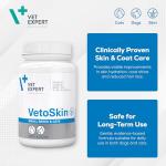 VetoSkin Omega-3 & Omega-6 Capsules for Pets