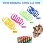 Petnice 12 Pcs Creative Cat Spring Toys