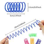 Petnice 12 Pcs Creative Cat Spring Toys