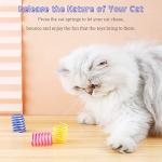 Petnice 12 Pcs Creative Cat Spring Toys