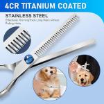 4-in-1 Dog Grooming Scissors Kit with Safety Tips