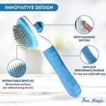 Self-Cleaning Grooming Brush for Dogs and Cats