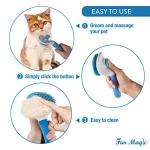 Self-Cleaning Grooming Brush for Dogs and Cats