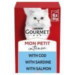 Gourmet Mon Petit Fish Variety Cat Food 6x50g