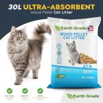 Eco-Friendly Wood Pellet Cat Litter 30L