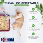 Eco-Friendly Wood Pellet Cat Litter 30L