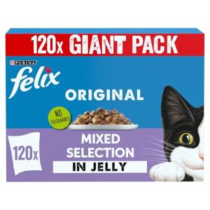 FELIX Mixed Jelly Wet Cat Food 120x85g
