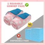 Cozy Star Pattern Pet Bed Mats - 2 Pack